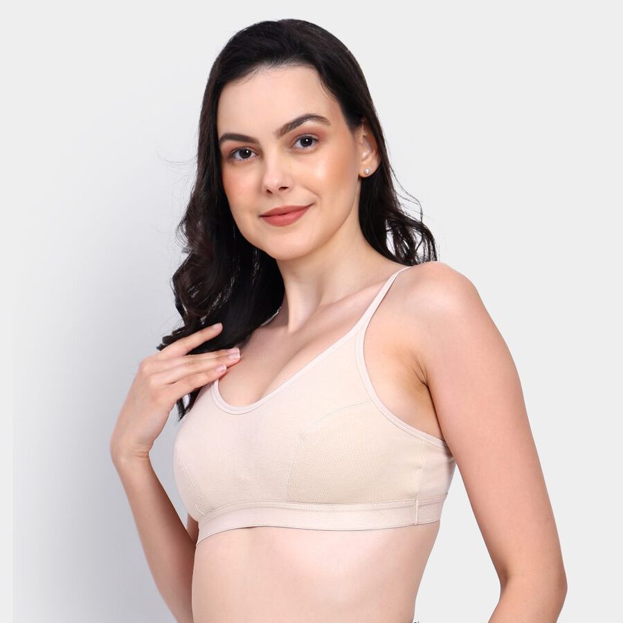 Ladies' Non-Padded Bra, Beige, large image number null